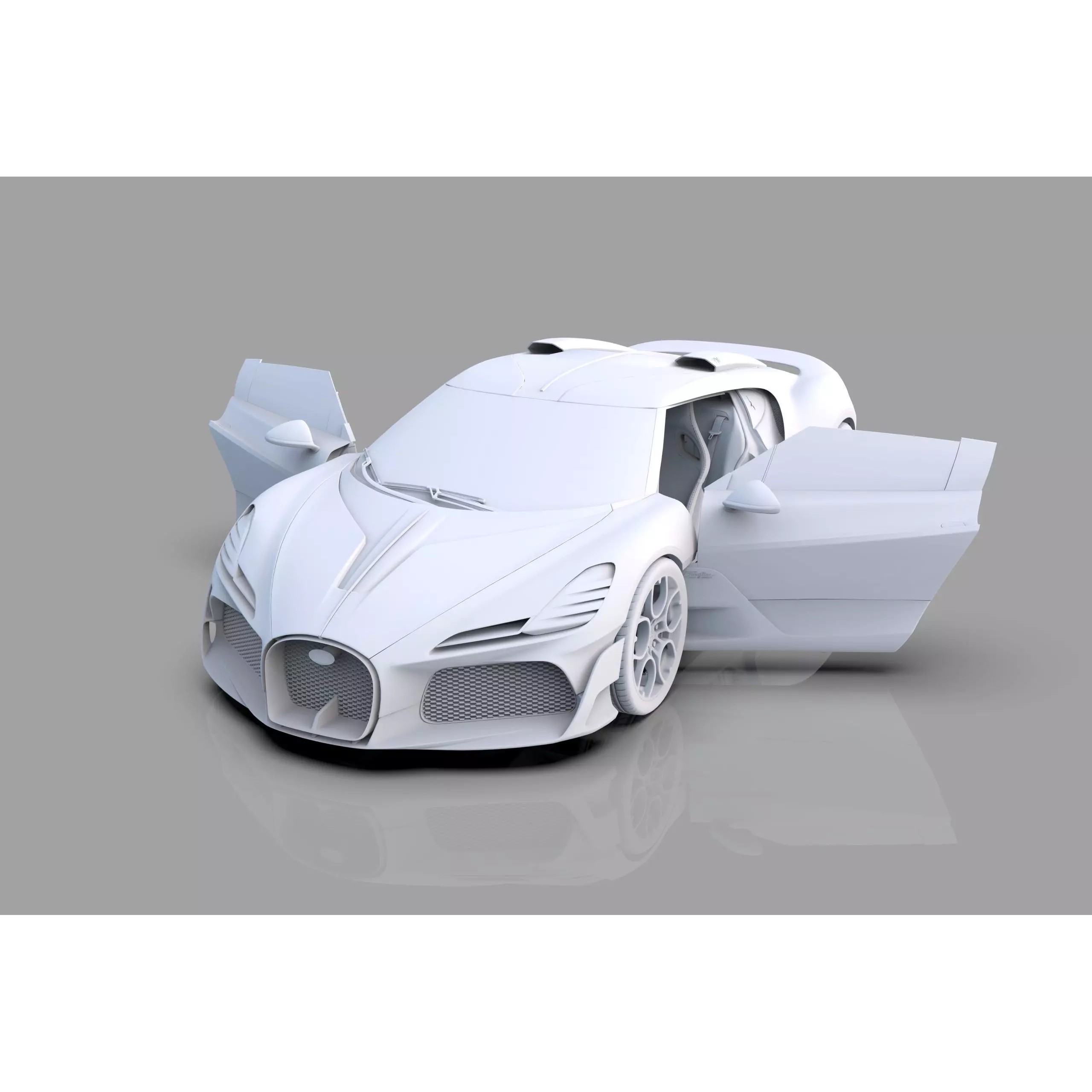 Bugatti Brouillard - High-Poly 3D Model - View 52