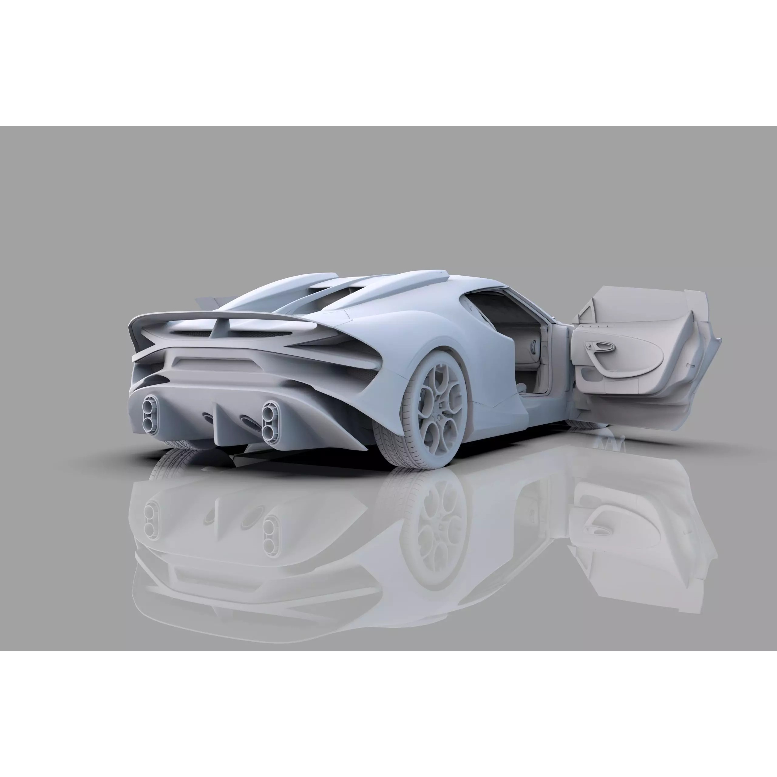 Bugatti Brouillard - High-Poly 3D Model - View 53