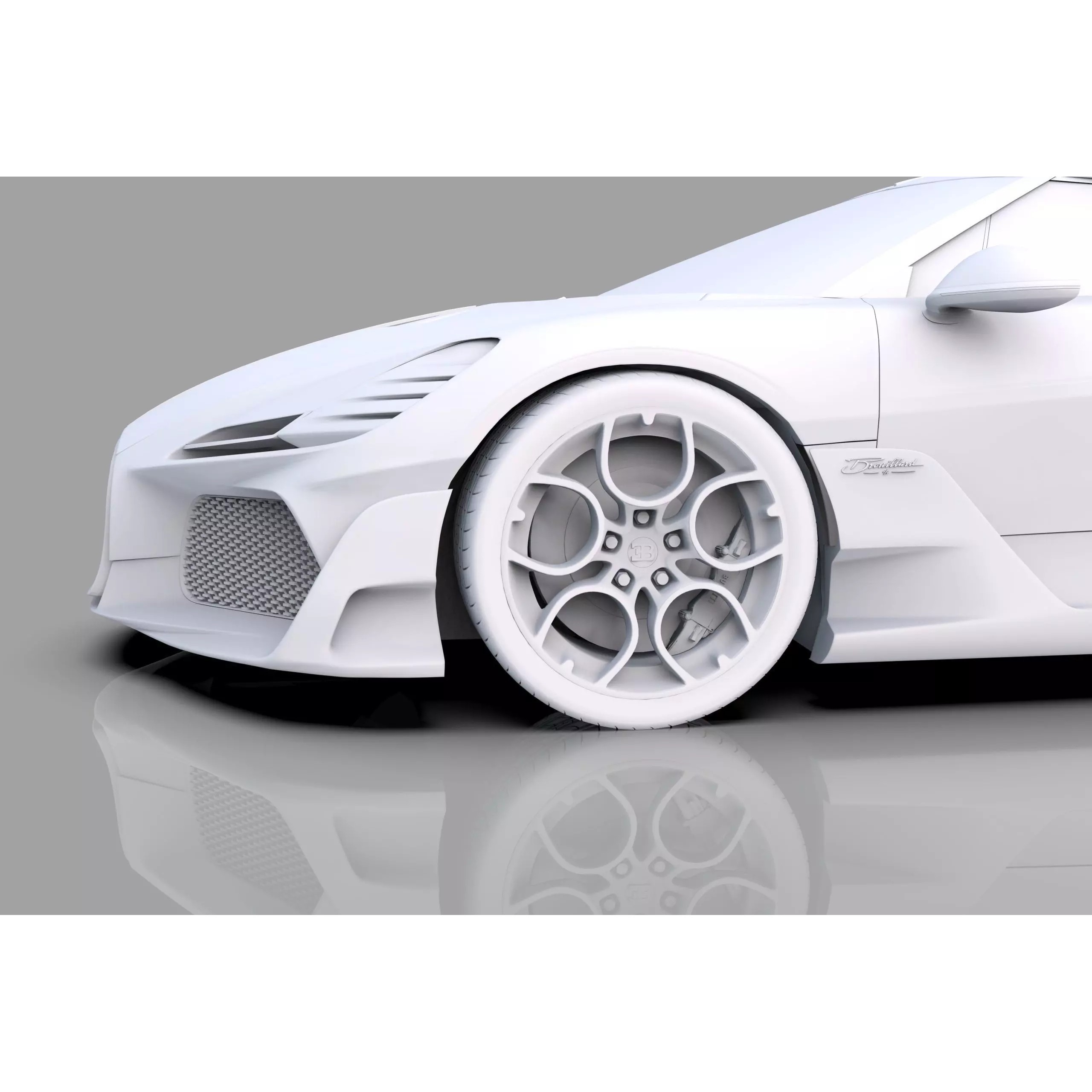 Bugatti Brouillard - High-Poly 3D Model - View 55