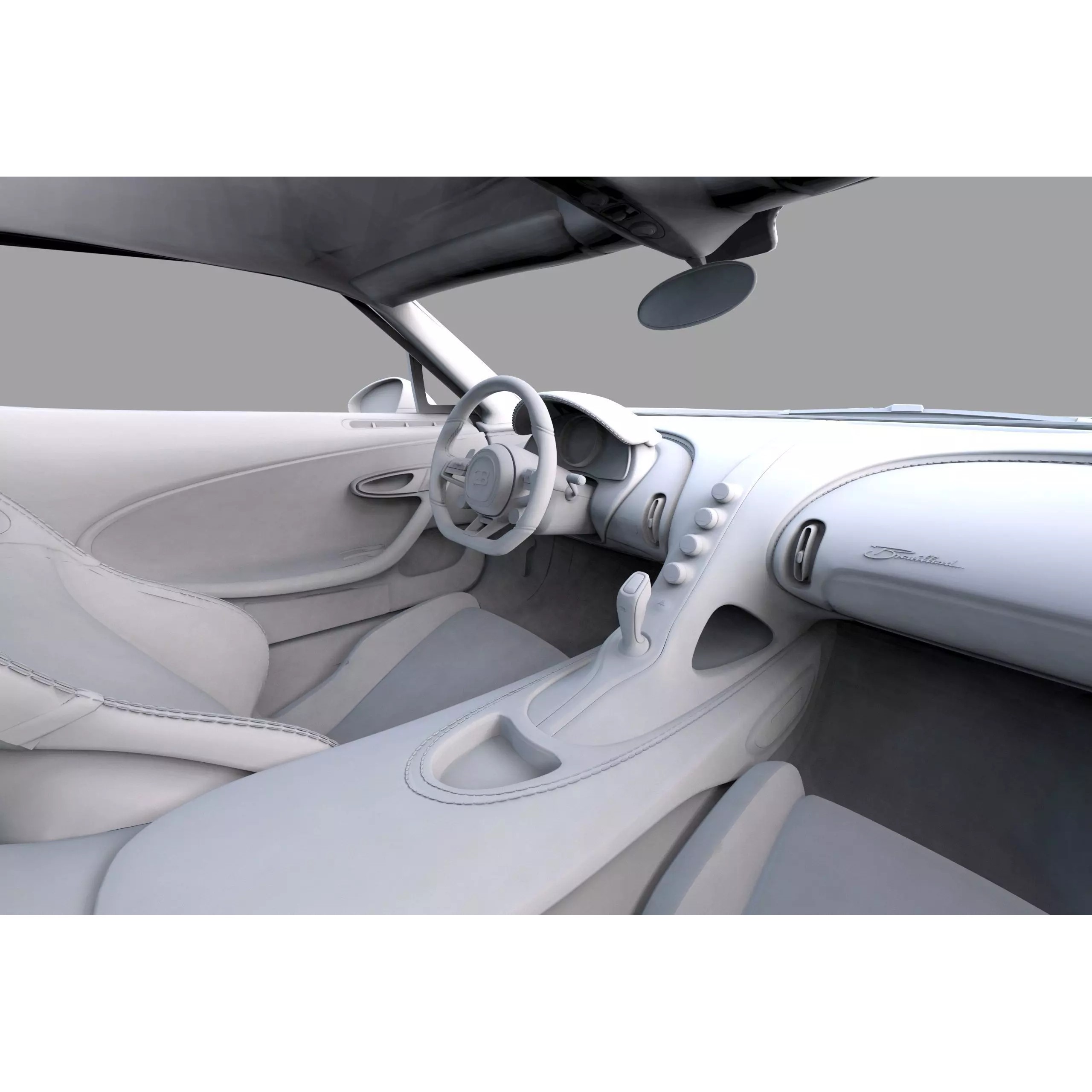 Bugatti Brouillard - High-Poly 3D Model - View 57