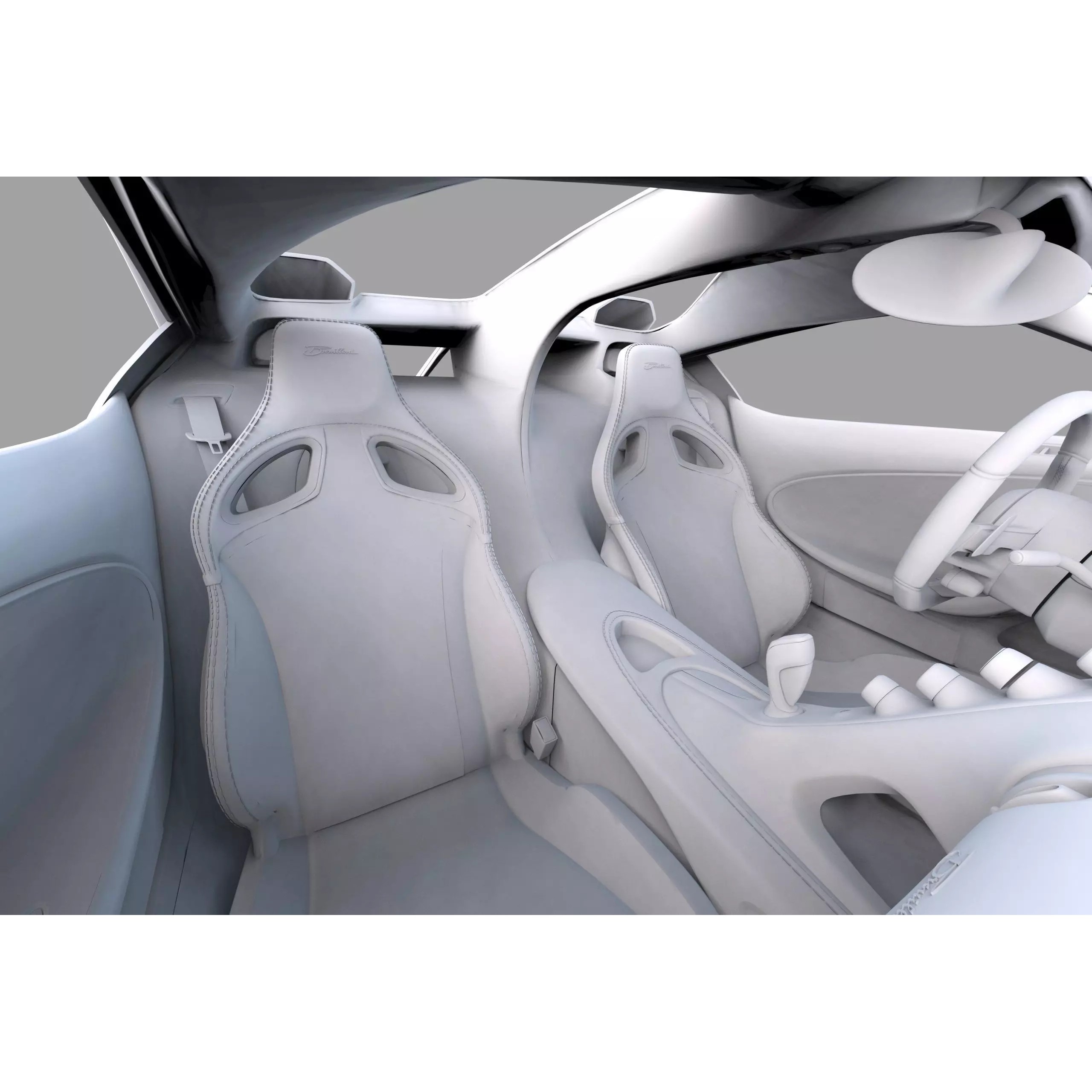 Bugatti Brouillard - High-Poly 3D Model - View 58