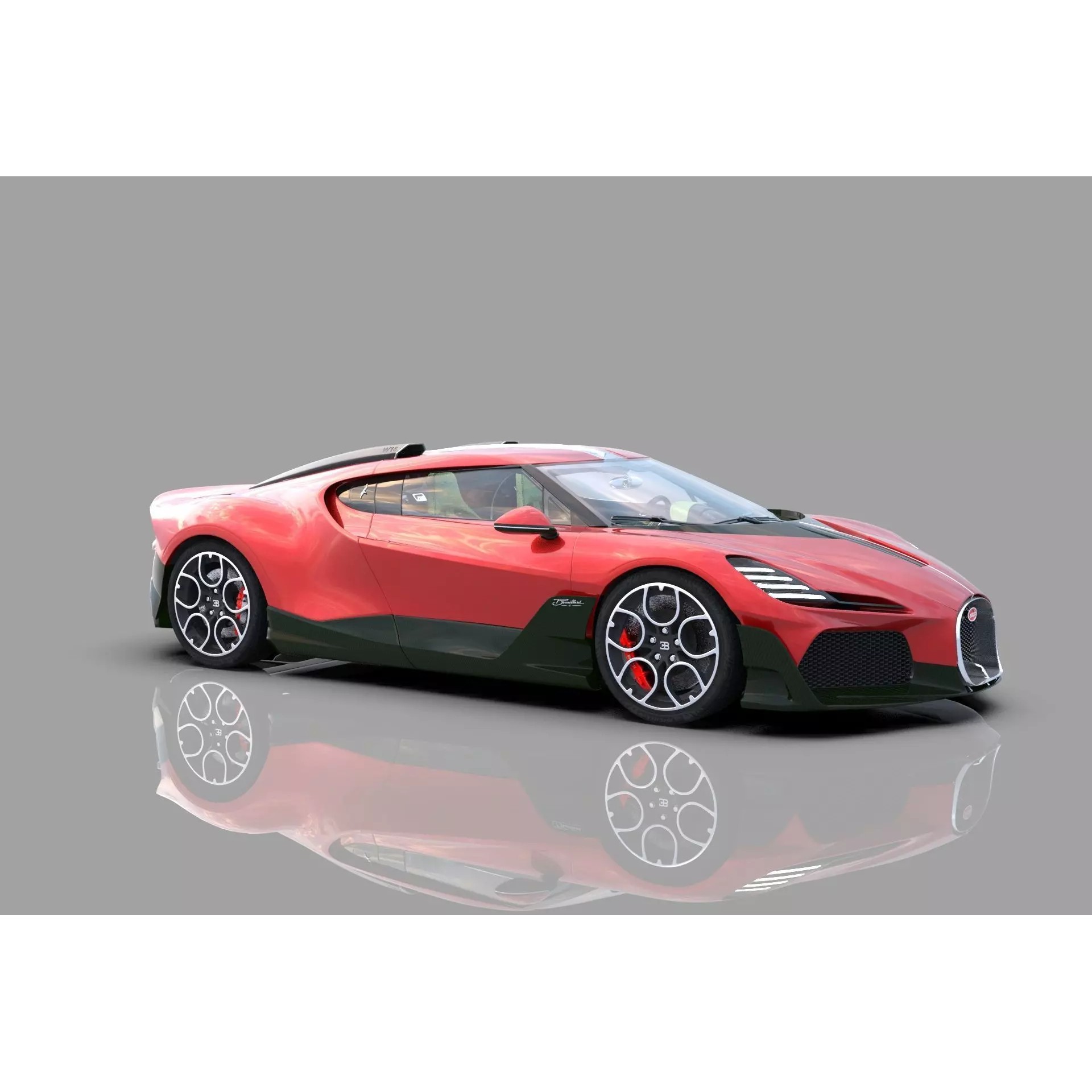 Bugatti Brouillard - High-Poly 3D Model - View 6