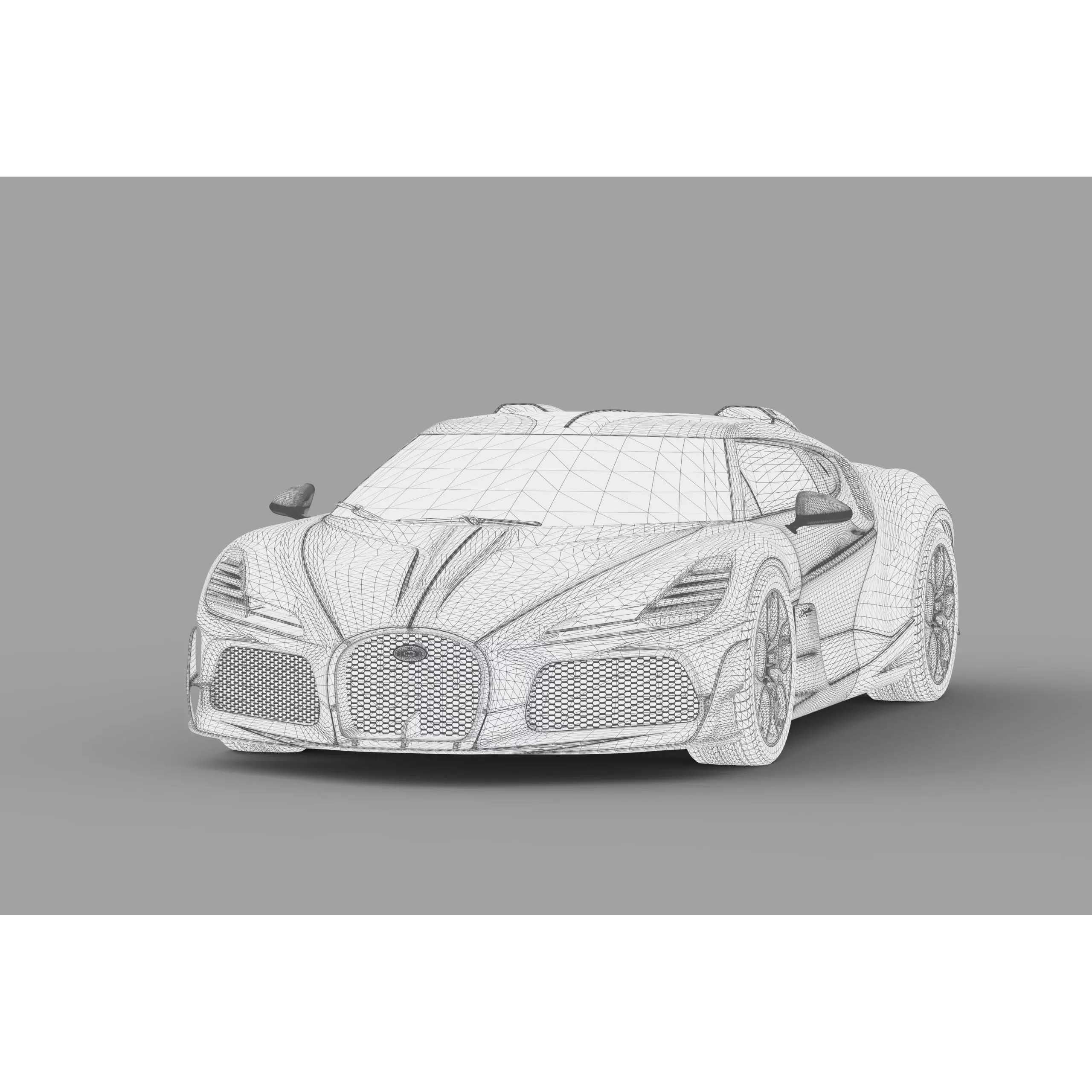 Bugatti Brouillard - High-Poly 3D Model - View 66