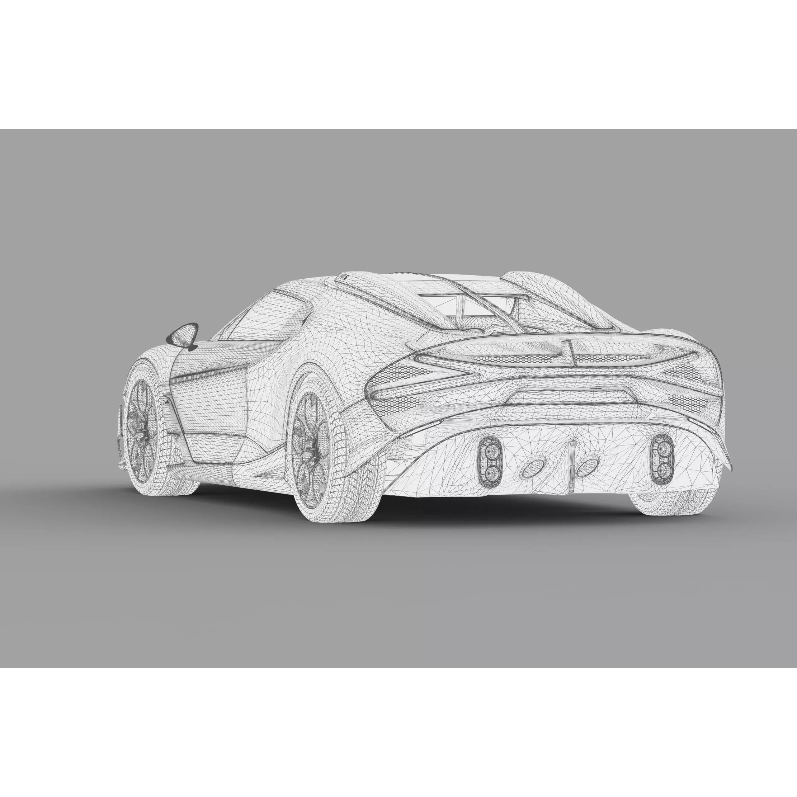 Bugatti Brouillard - High-Poly 3D Model - View 67