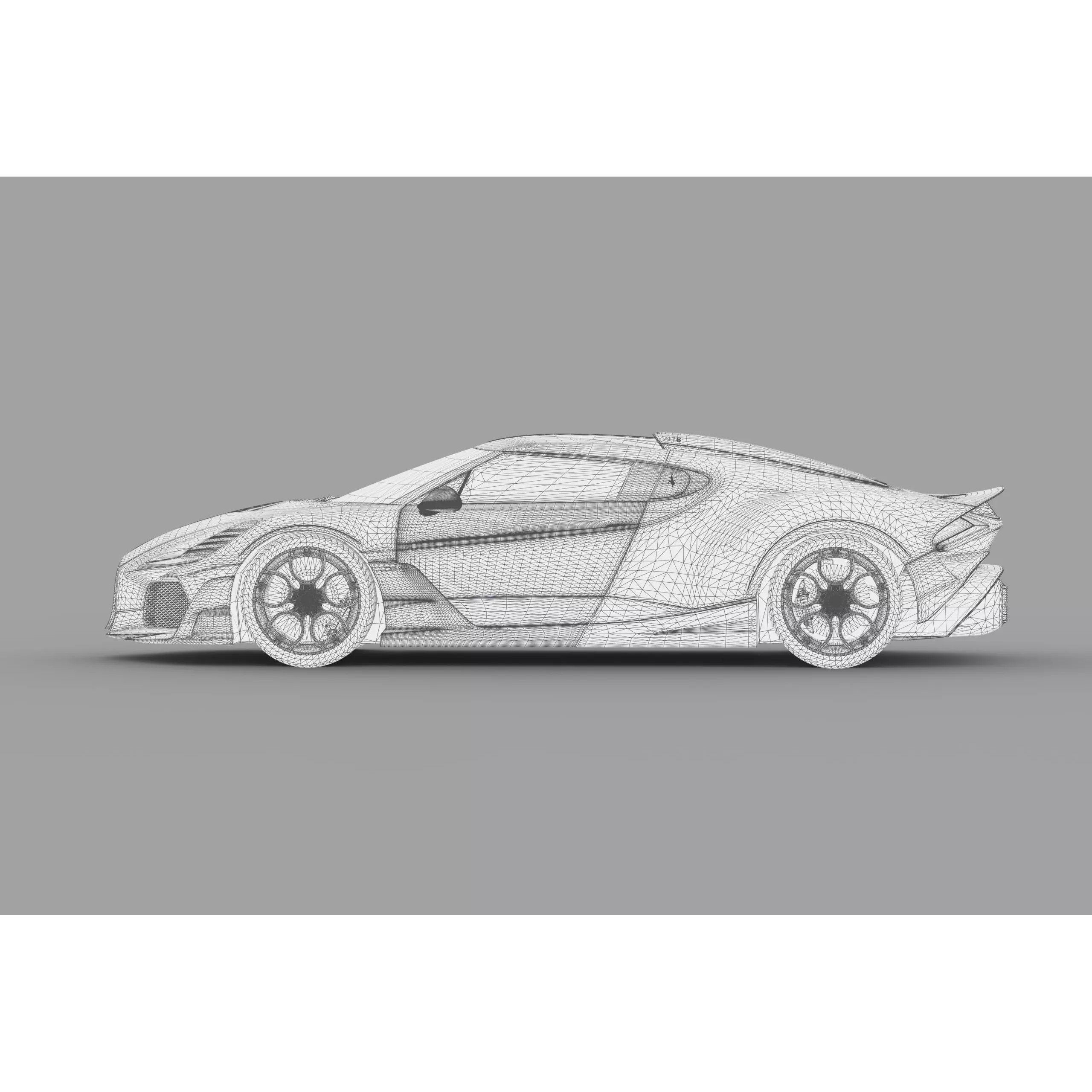Bugatti Brouillard - High-Poly 3D Model - View 68