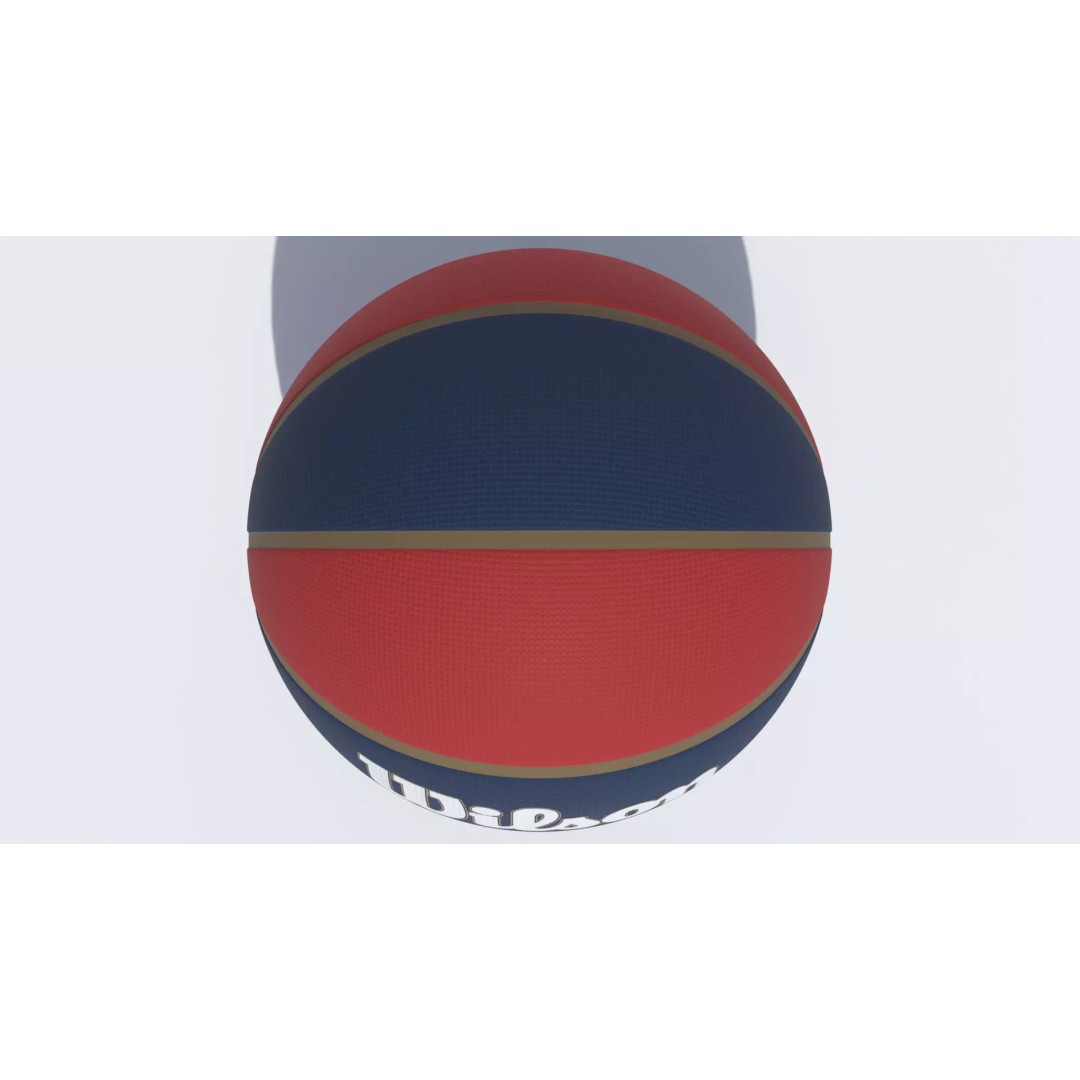 New Orleans Pelicans Basketball 3D Model – PBR Textured Game Asset - View 12