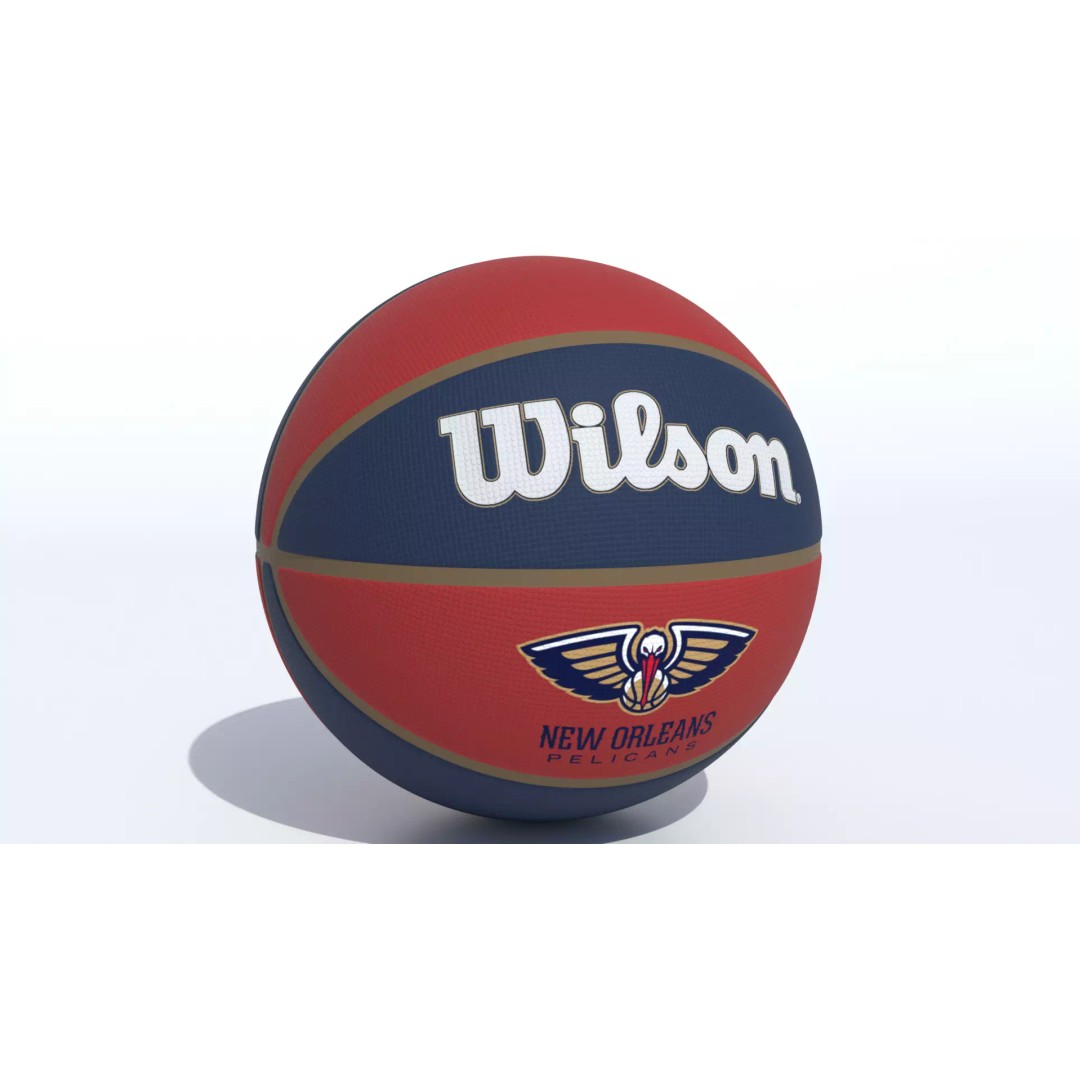 New Orleans Pelicans Basketball 3D Model – PBR Textured Game Asset - View 2