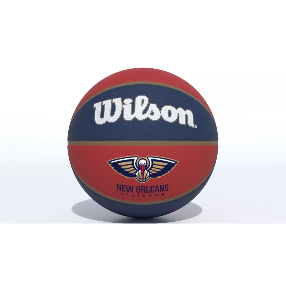 New Orleans Pelicans Basketball 3D Model – PBR Textured Game Asset - View 3