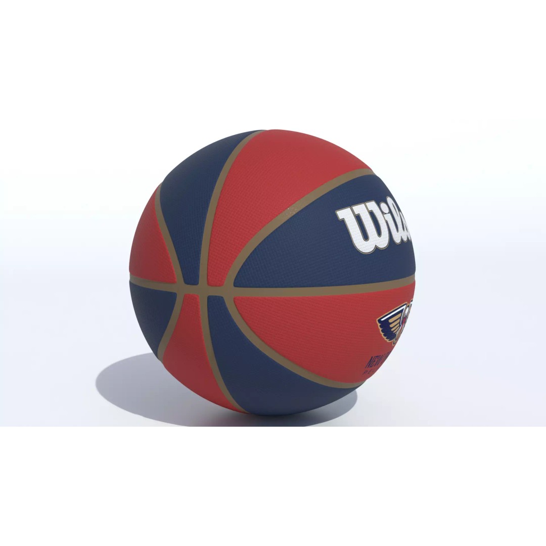New Orleans Pelicans Basketball 3D Model – PBR Textured Game Asset - View 4