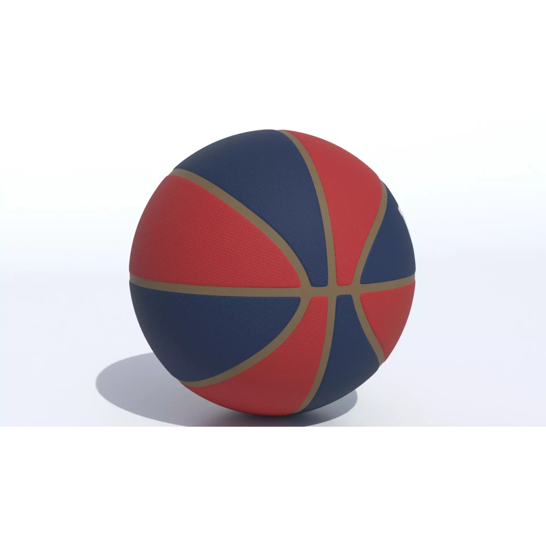 New Orleans Pelicans Basketball 3D Model – PBR Textured Game Asset - View 5