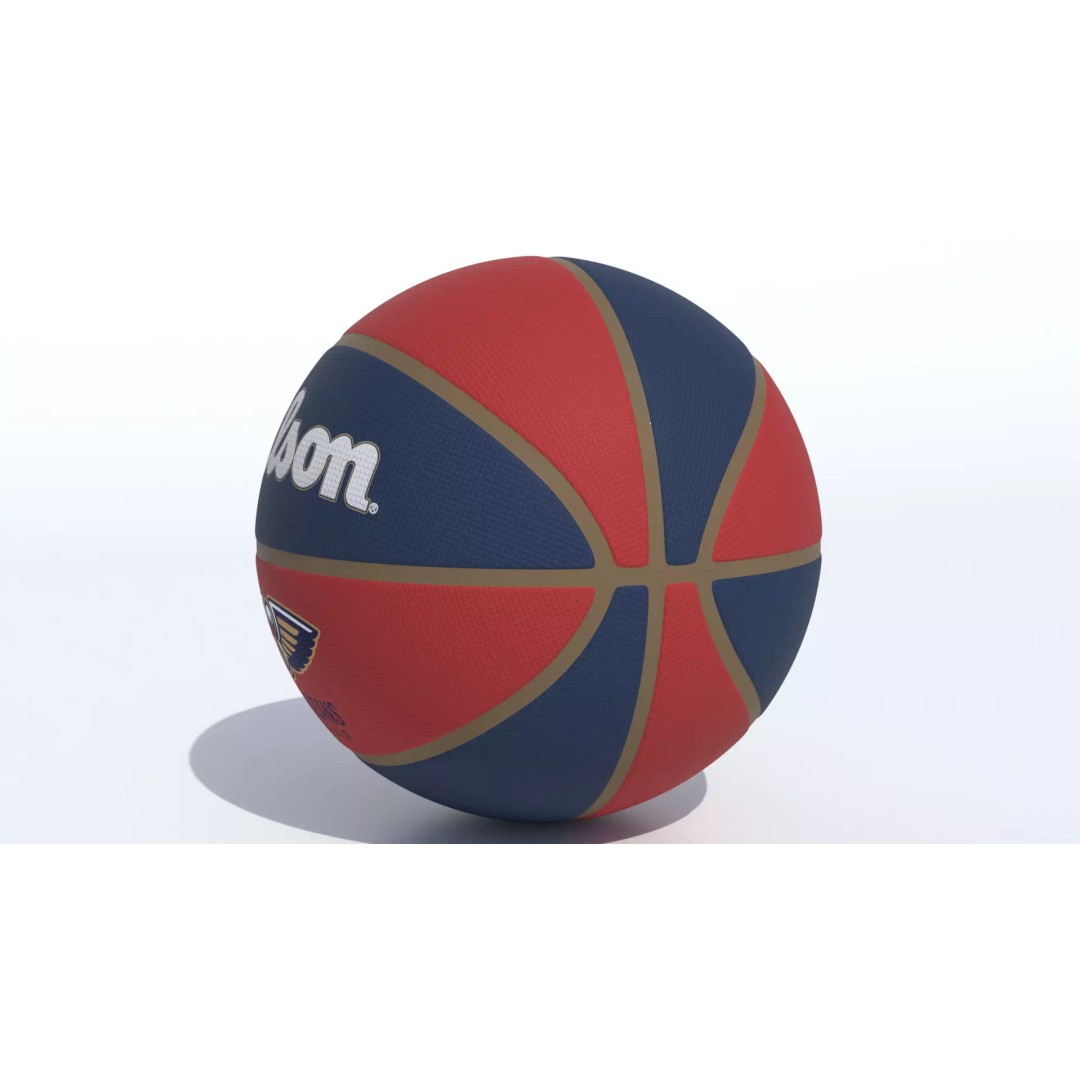 New Orleans Pelicans Basketball 3D Model – PBR Textured Game Asset - View 9