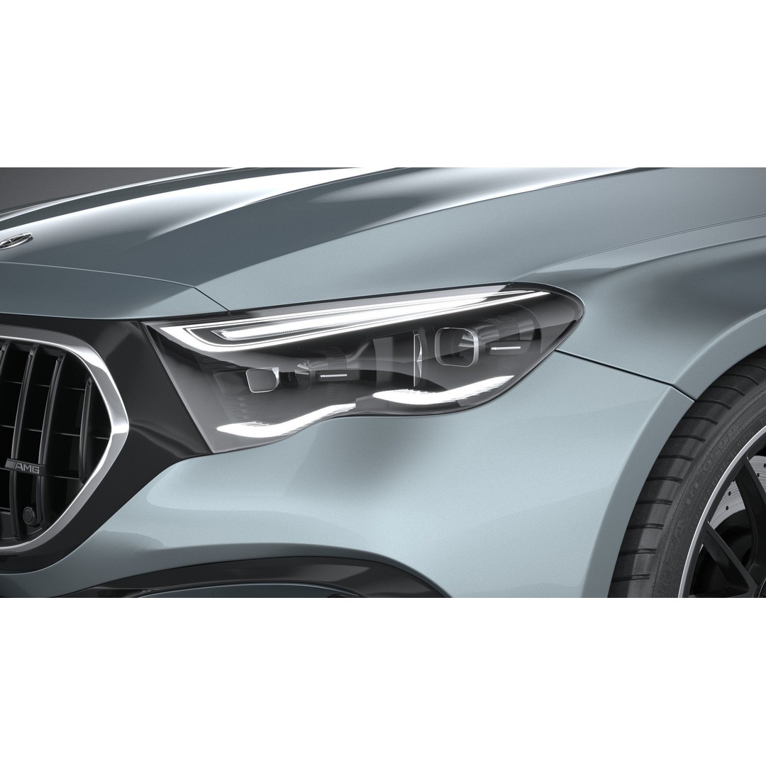 Mercedes-Benz E53 AMG Hybrid Estate 2025 3D Model – High Poly Game Asset, FBX, OBJ - View 16