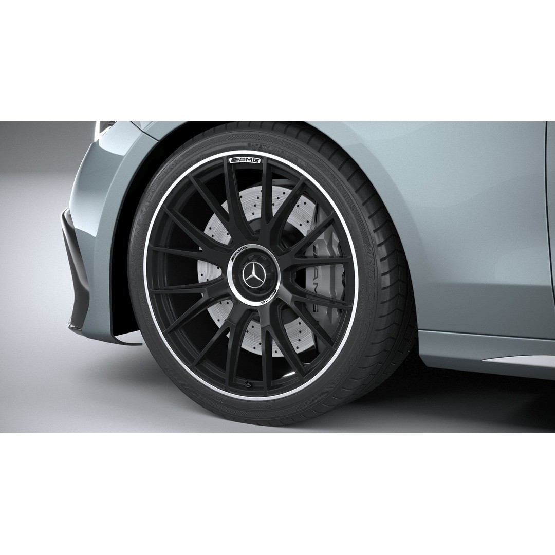 Mercedes-Benz E53 AMG Hybrid Estate 2025 3D Model – High Poly Game Asset, FBX, OBJ - View 18