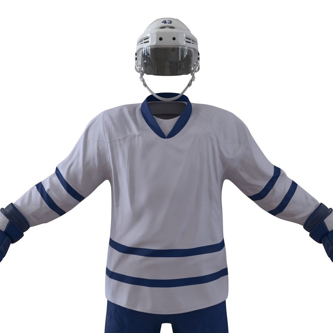 Hockey Equipment 3D Model – High Quality PBR Asset, FBX, OBJ - View 13