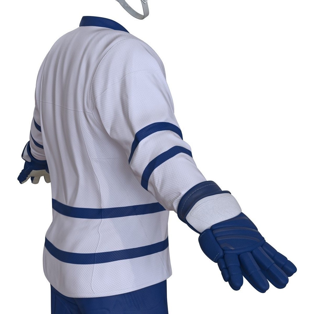 Hockey Equipment 3D Model – High Quality PBR Asset, FBX, OBJ - View 19