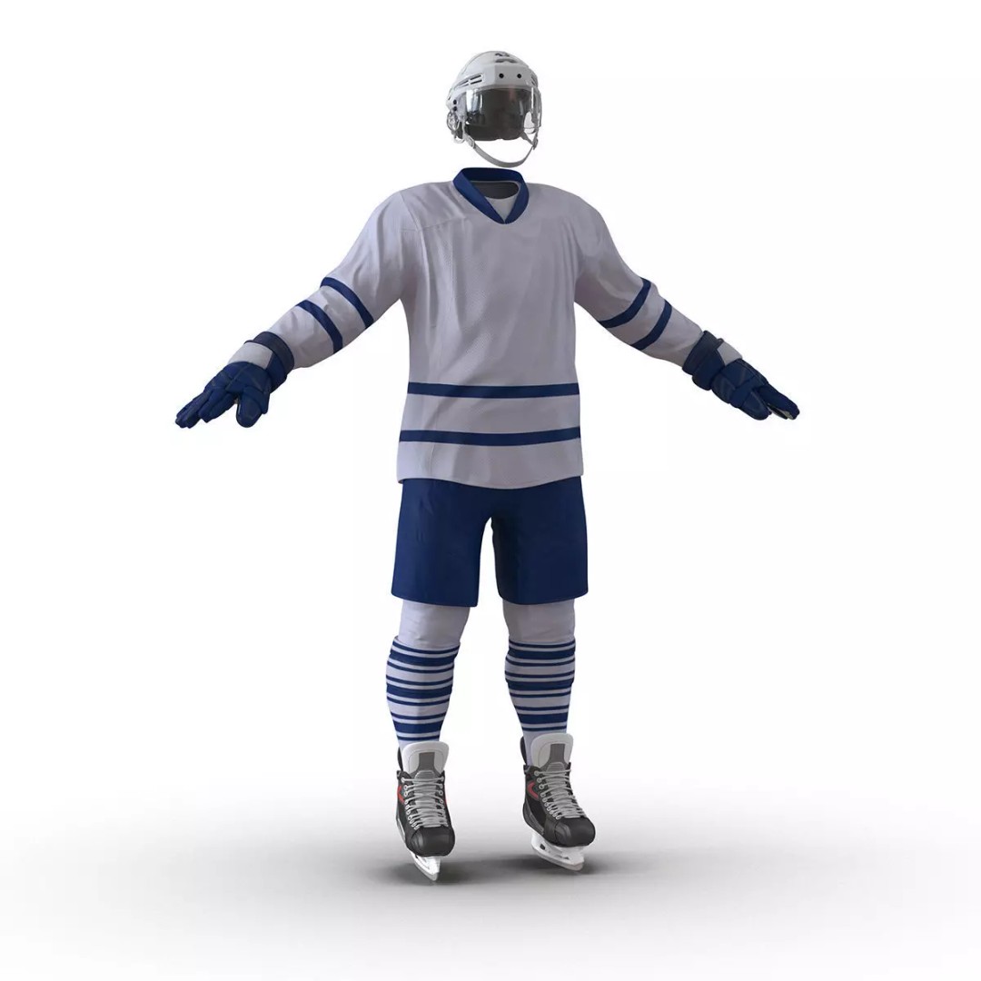 Hockey Equipment 3D Model – High Quality PBR Asset, FBX, OBJ - View 2
