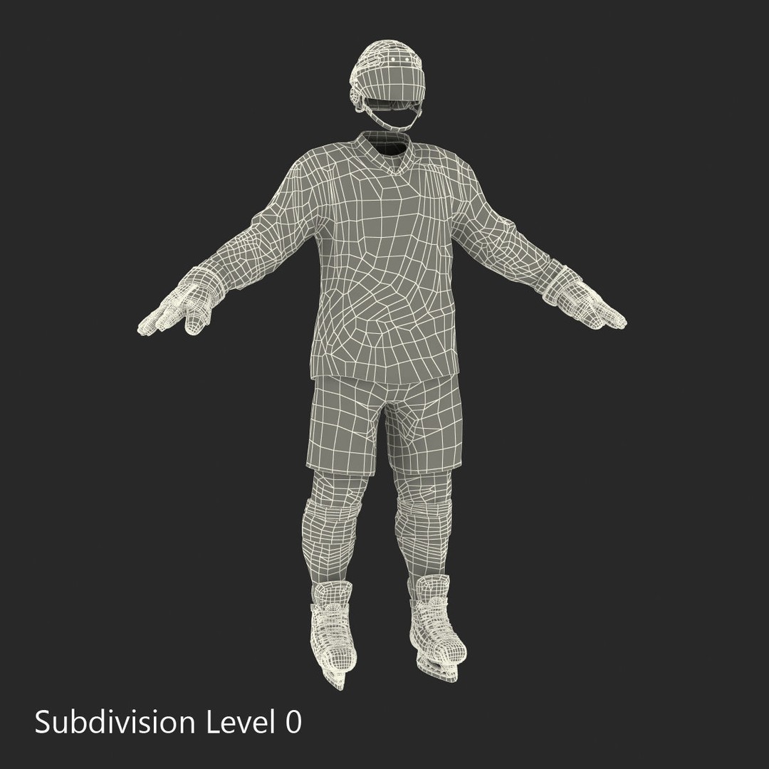 Hockey Equipment 3D Model – High Quality PBR Asset, FBX, OBJ - View 36