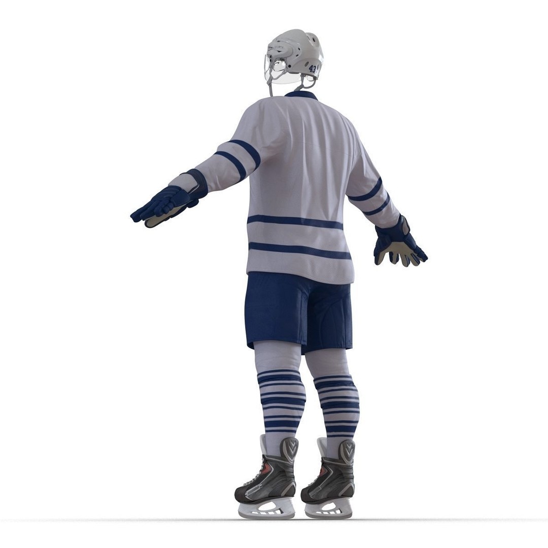 Hockey Equipment 3D Model – High Quality PBR Asset, FBX, OBJ - View 7