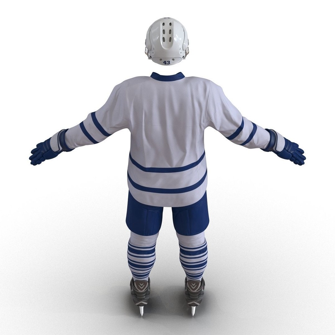 Hockey Equipment 3D Model – High Quality PBR Asset, FBX, OBJ - View 8