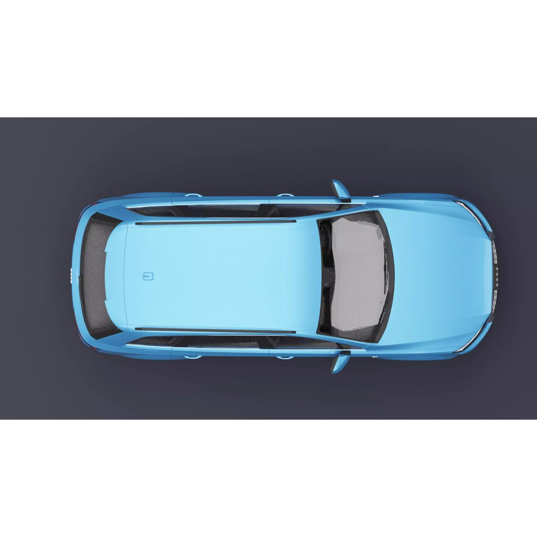 Audi Q7 TFSI e 3D Model – Rigged SUV with PBR Textures, Blender, FBX - View 6