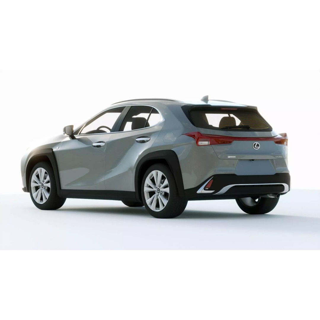 Lexus UX 2019 3D Model – High Poly Vehicle with Detailed Interior, FBX - View 14