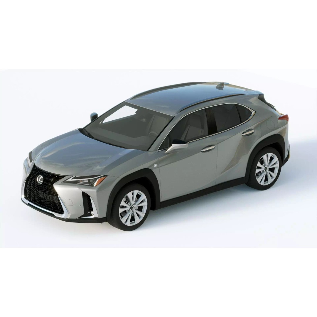 Lexus UX 2019 3D Model – High Poly Vehicle with Detailed Interior, FBX - View 17