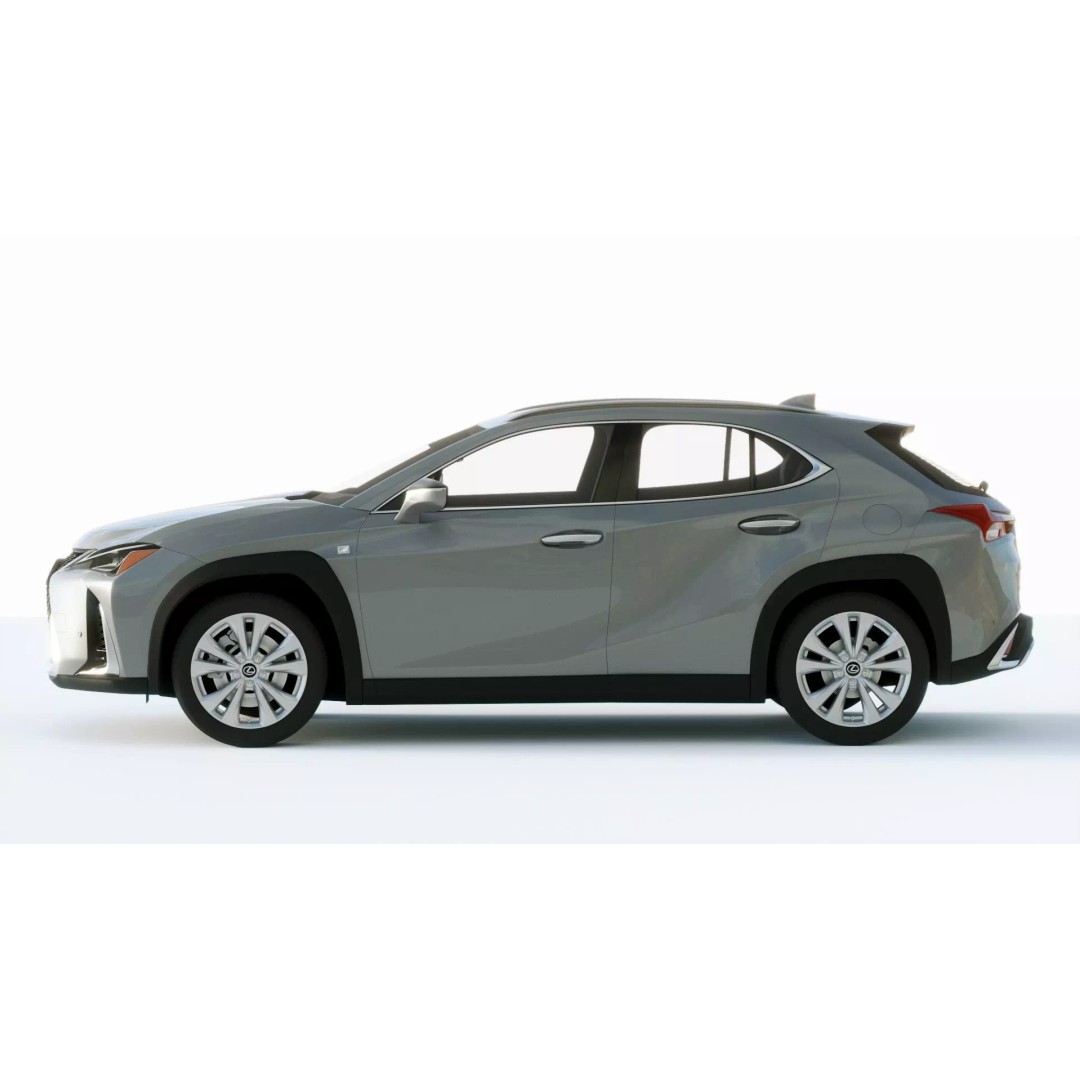 Lexus UX 2019 3D Model – High Poly Vehicle with Detailed Interior, FBX - View 4