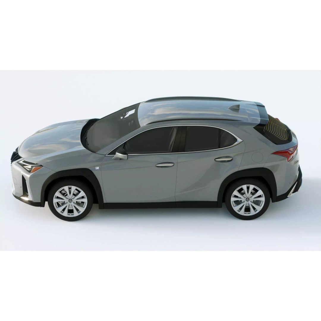 Lexus UX 2019 3D Model – High Poly Vehicle with Detailed Interior, FBX - View 5