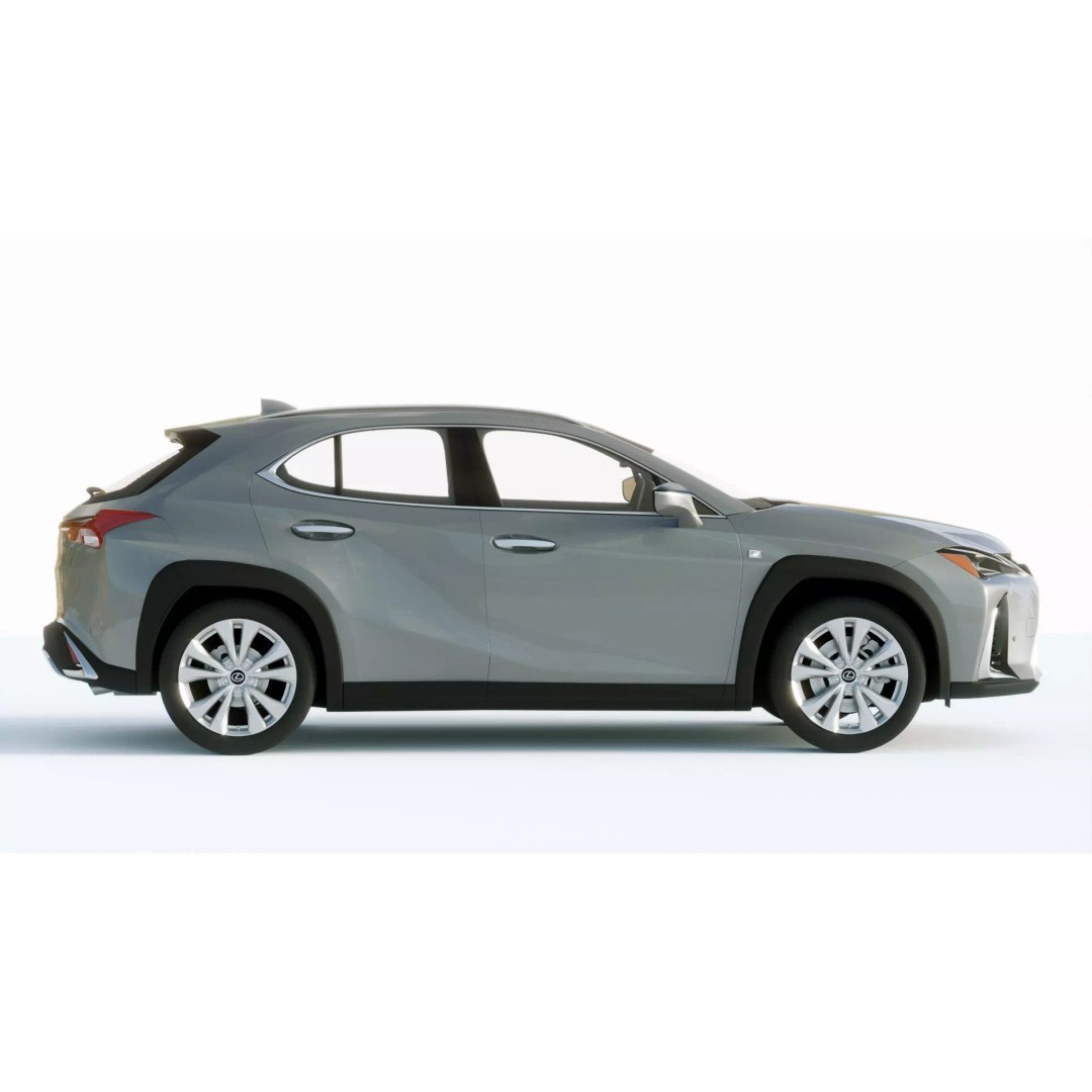 Lexus UX 2019 3D Model – High Poly Vehicle with Detailed Interior, FBX - View 6