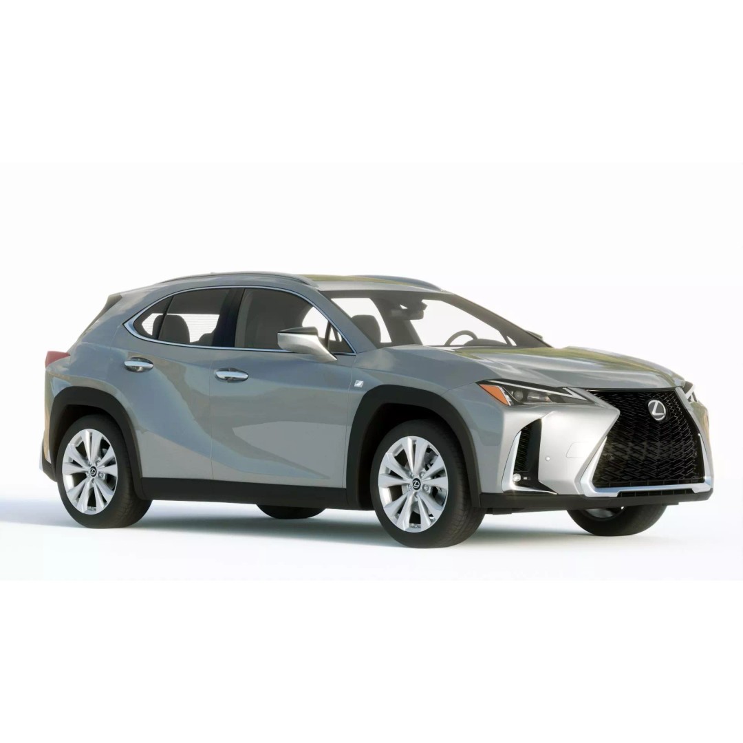 Lexus UX 2019 3D Model – High Poly Vehicle with Detailed Interior, FBX - View 8