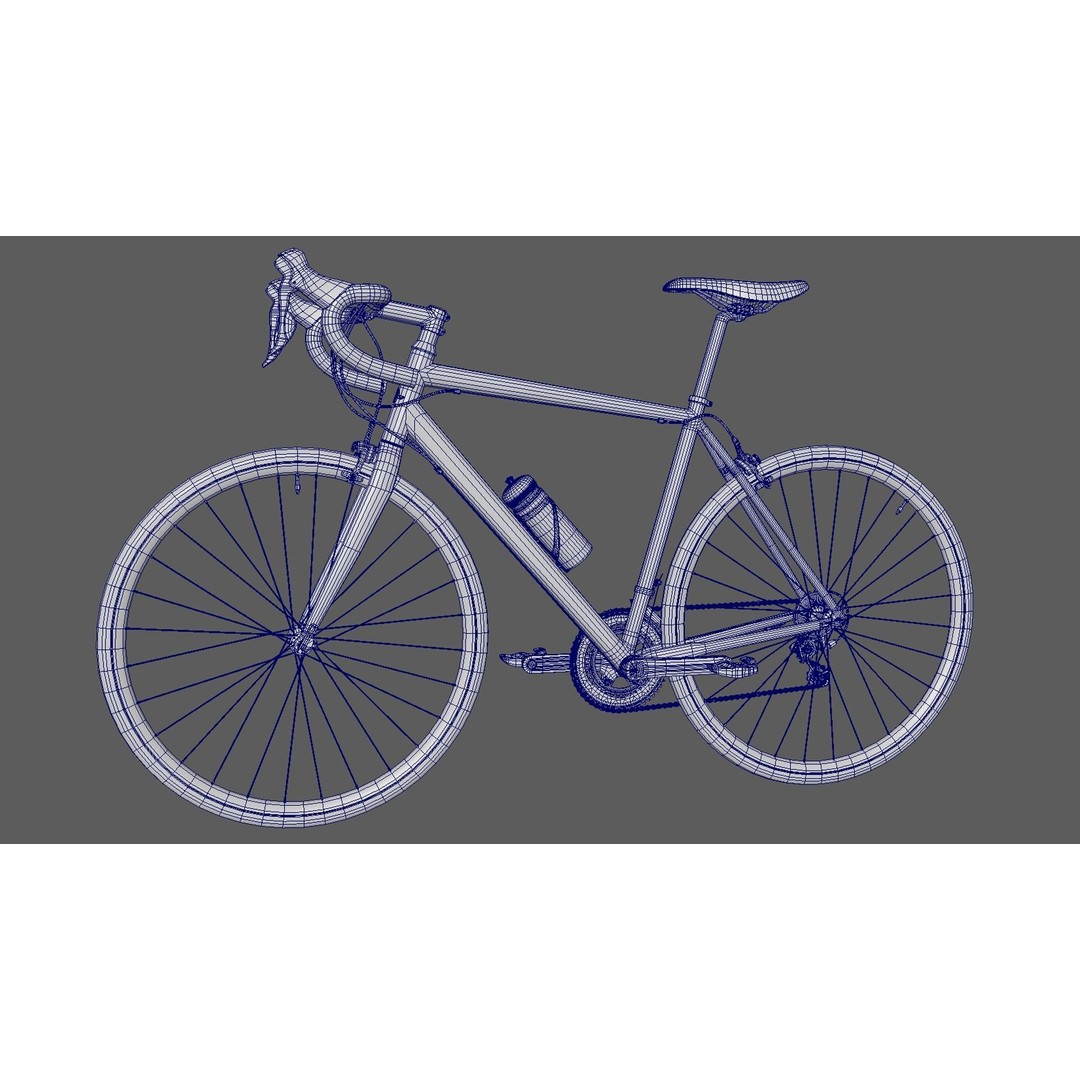 Racing Bicycle 3D Model – High Quality PBR Game Asset, FBX