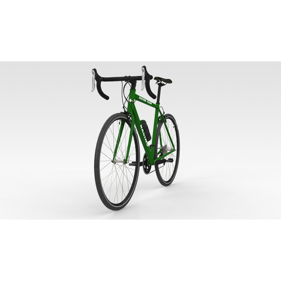 Racing Bicycle 3D Model – High Quality PBR Game Asset, FBX - View 4