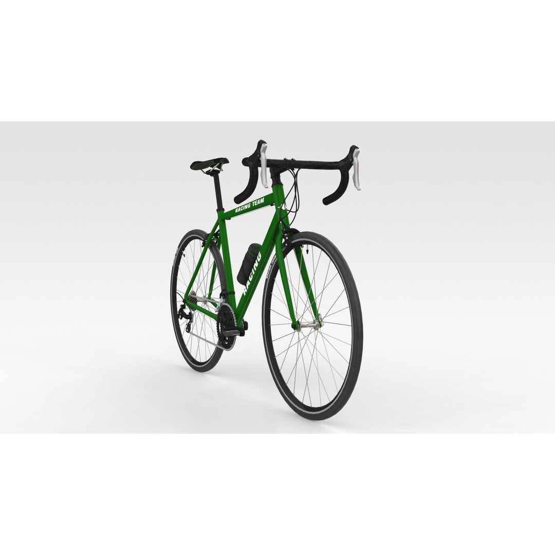 Racing Bicycle 3D Model – High Quality PBR Game Asset, FBX - View 7