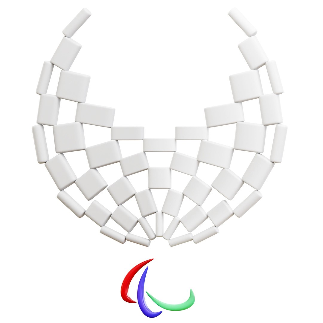 Sport Olympic Icon Pack 3D Model – Low Poly Game Asset, OBJ, FBX