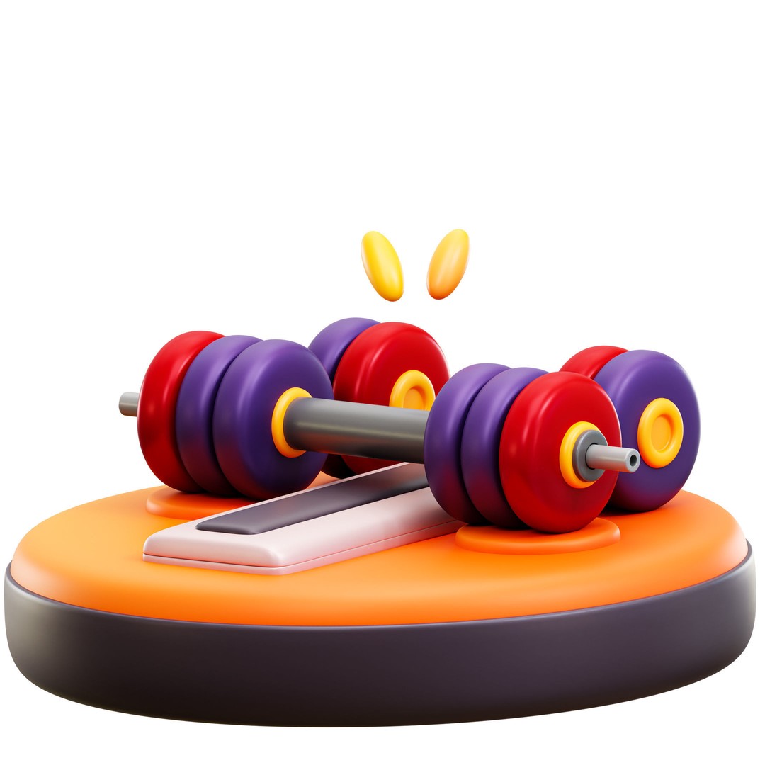 Sport Olympic Icon Pack 3D Model – Low Poly Game Asset, OBJ, FBX - View 14