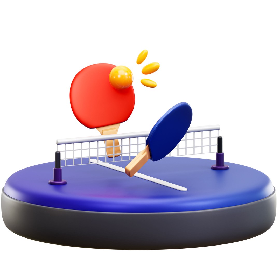 Sport Olympic Icon Pack 3D Model – Low Poly Game Asset, OBJ, FBX - View 3