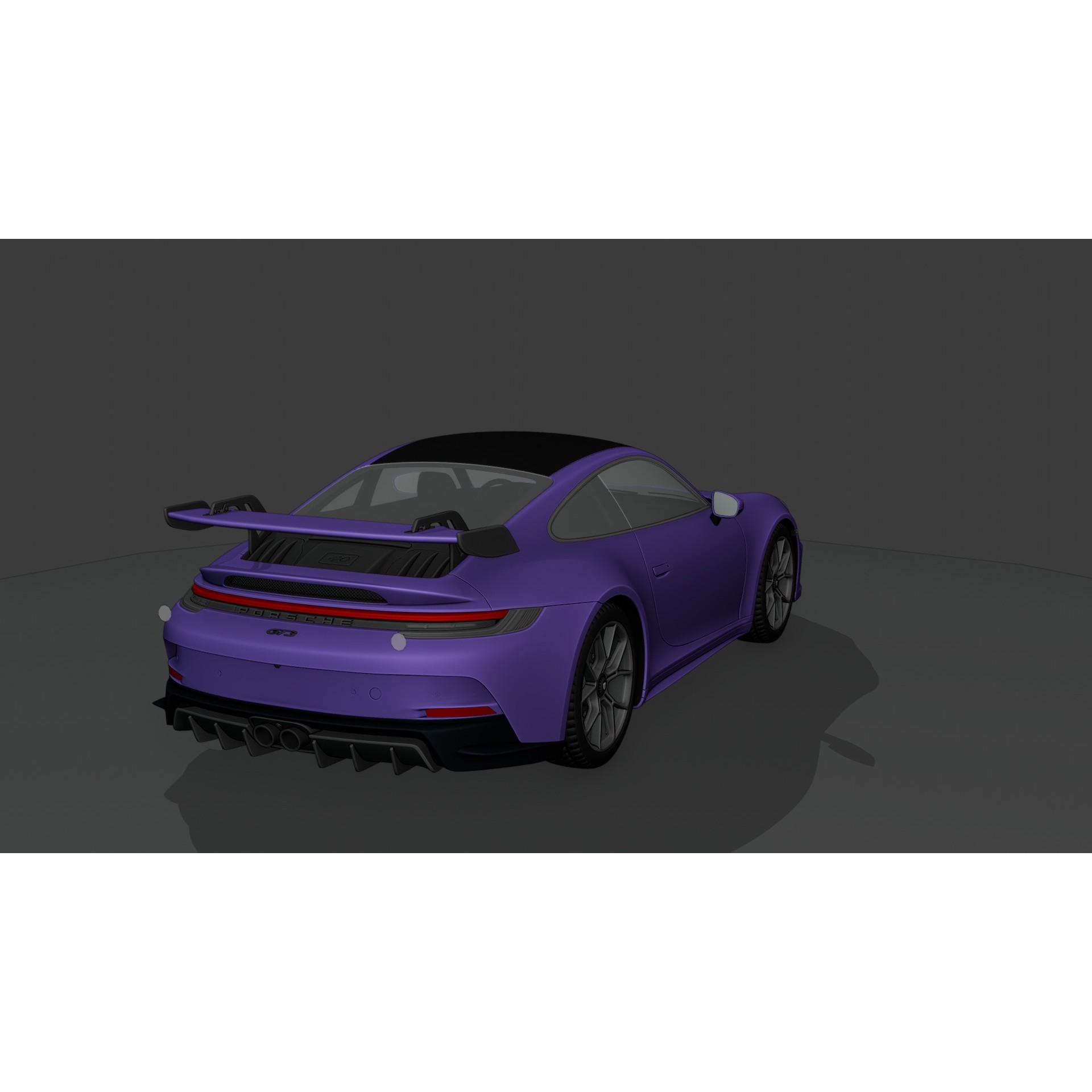 Porsche 911 GT3 2022 - Rigged Game-Ready 3D Model - View 10