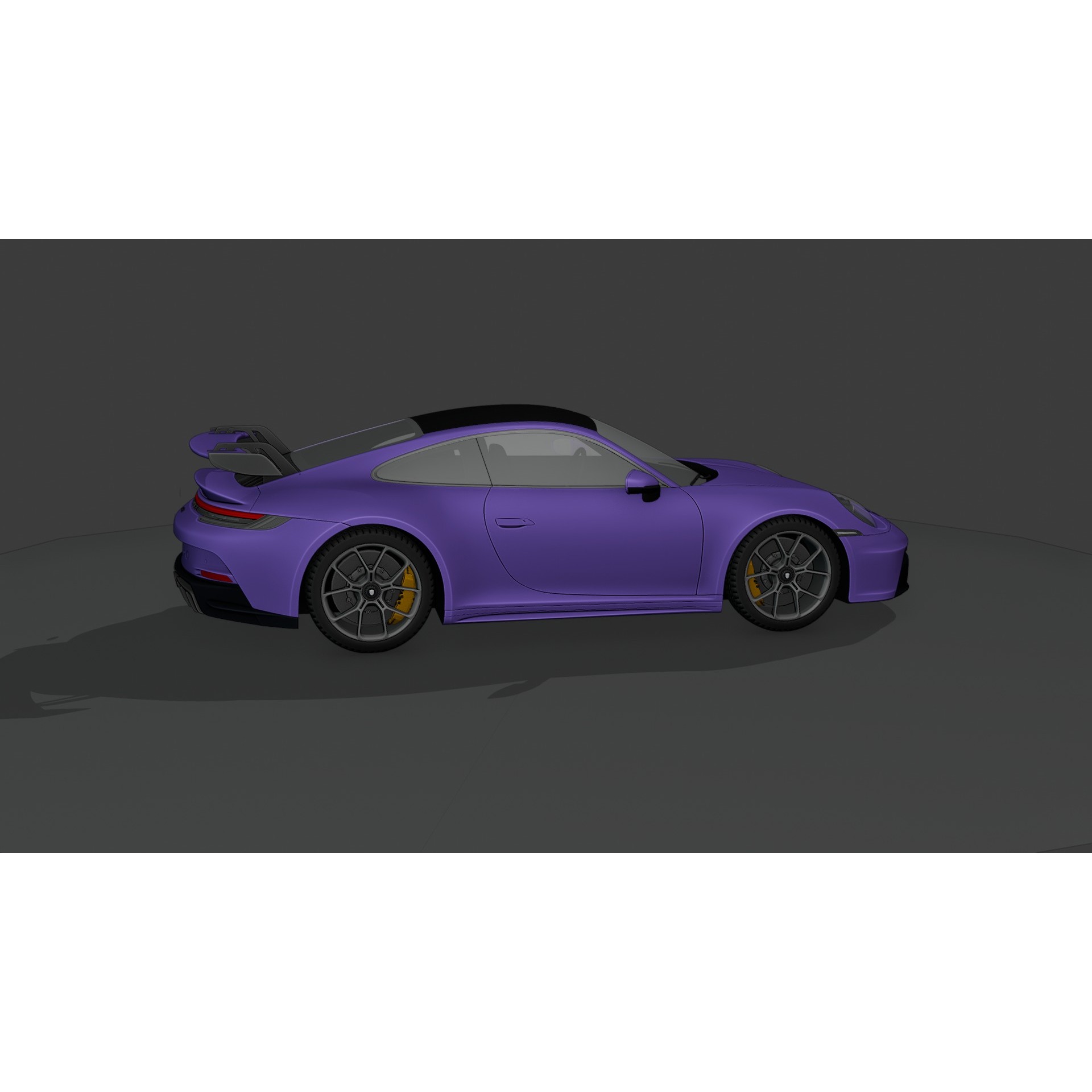 Porsche 911 GT3 2022 - Rigged Game-Ready 3D Model - View 11