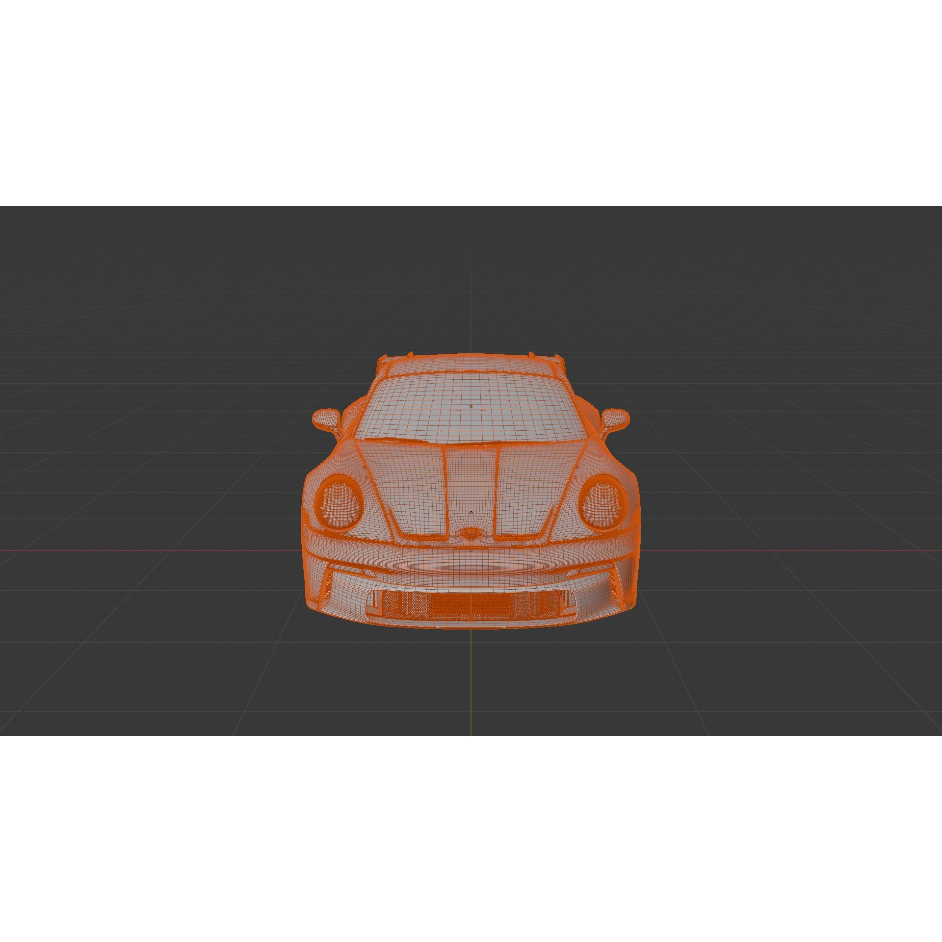 Porsche 911 GT3 2022 - Rigged Game-Ready 3D Model - View 12