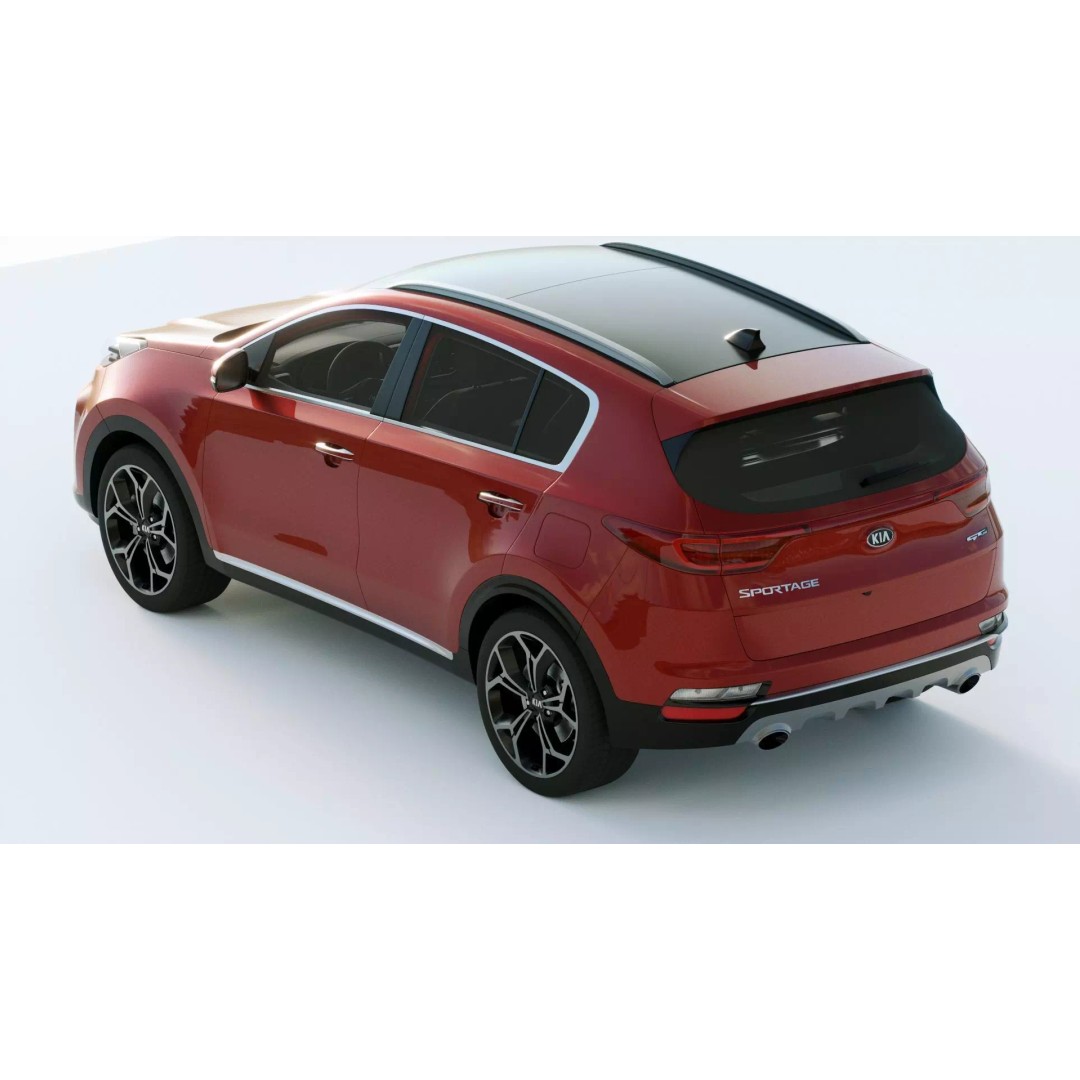 Kia Sportage 2019 3D Model – High Poly Game-Ready Asset, FBX, Blender - View 13