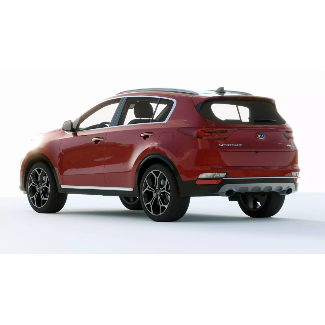 Kia Sportage 2019 3D Model – High Poly Game-Ready Asset, FBX, Blender - View 14