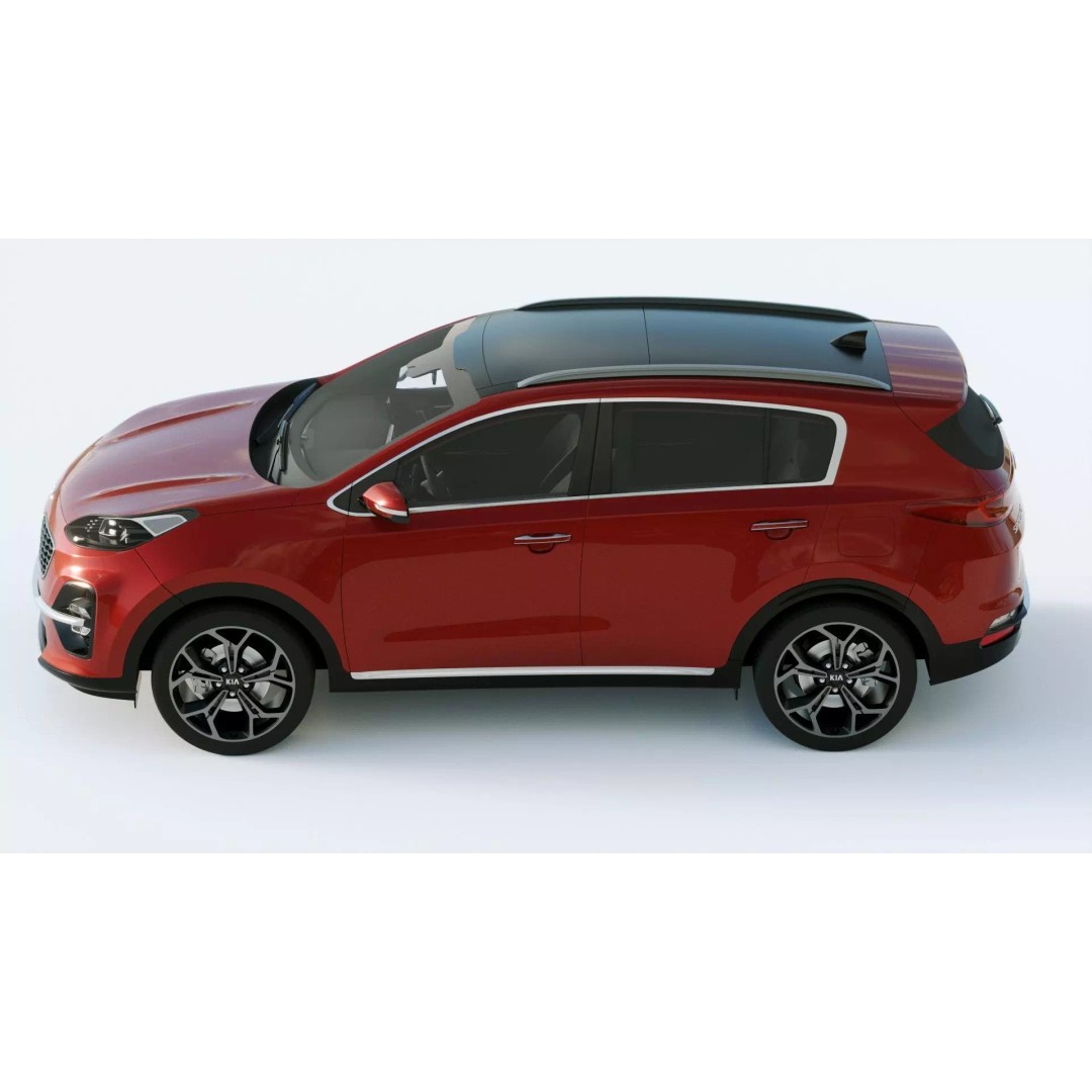 Kia Sportage 2019 3D Model – High Poly Game-Ready Asset, FBX, Blender - View 5