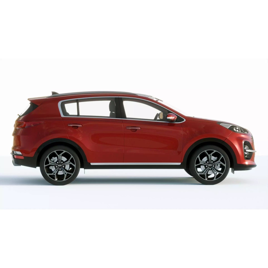Kia Sportage 2019 3D Model – High Poly Game-Ready Asset, FBX, Blender - View 6