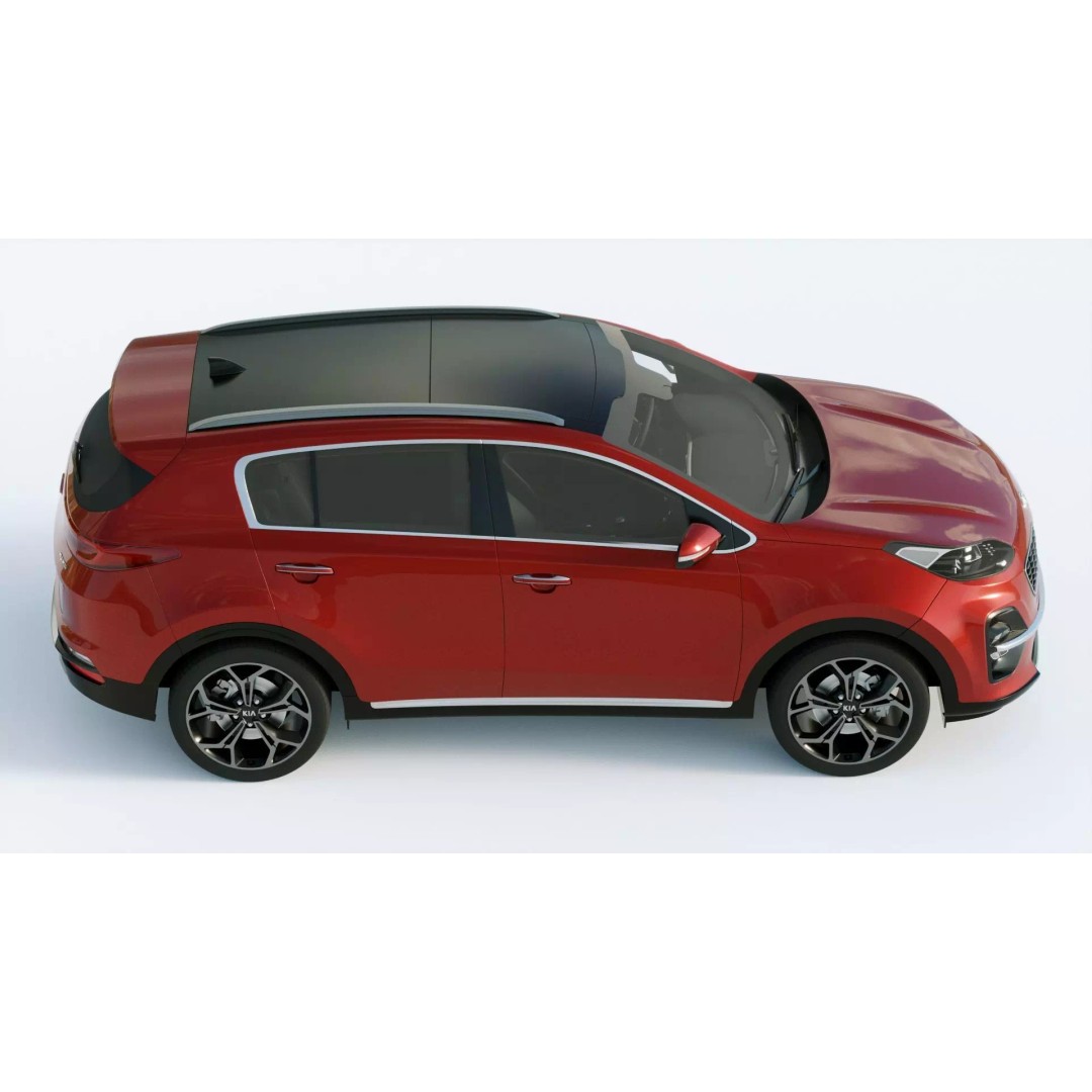 Kia Sportage 2019 3D Model – High Poly Game-Ready Asset, FBX, Blender - View 7