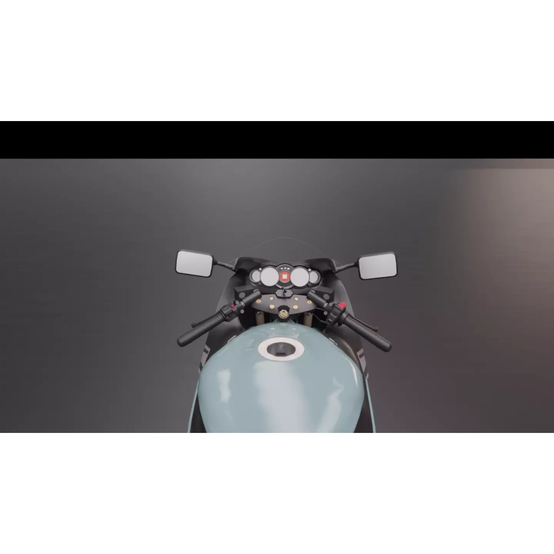 Suzuki Hayabusa 3D Model – High-Fidelity Motorcycle Asset, FBX - View 15