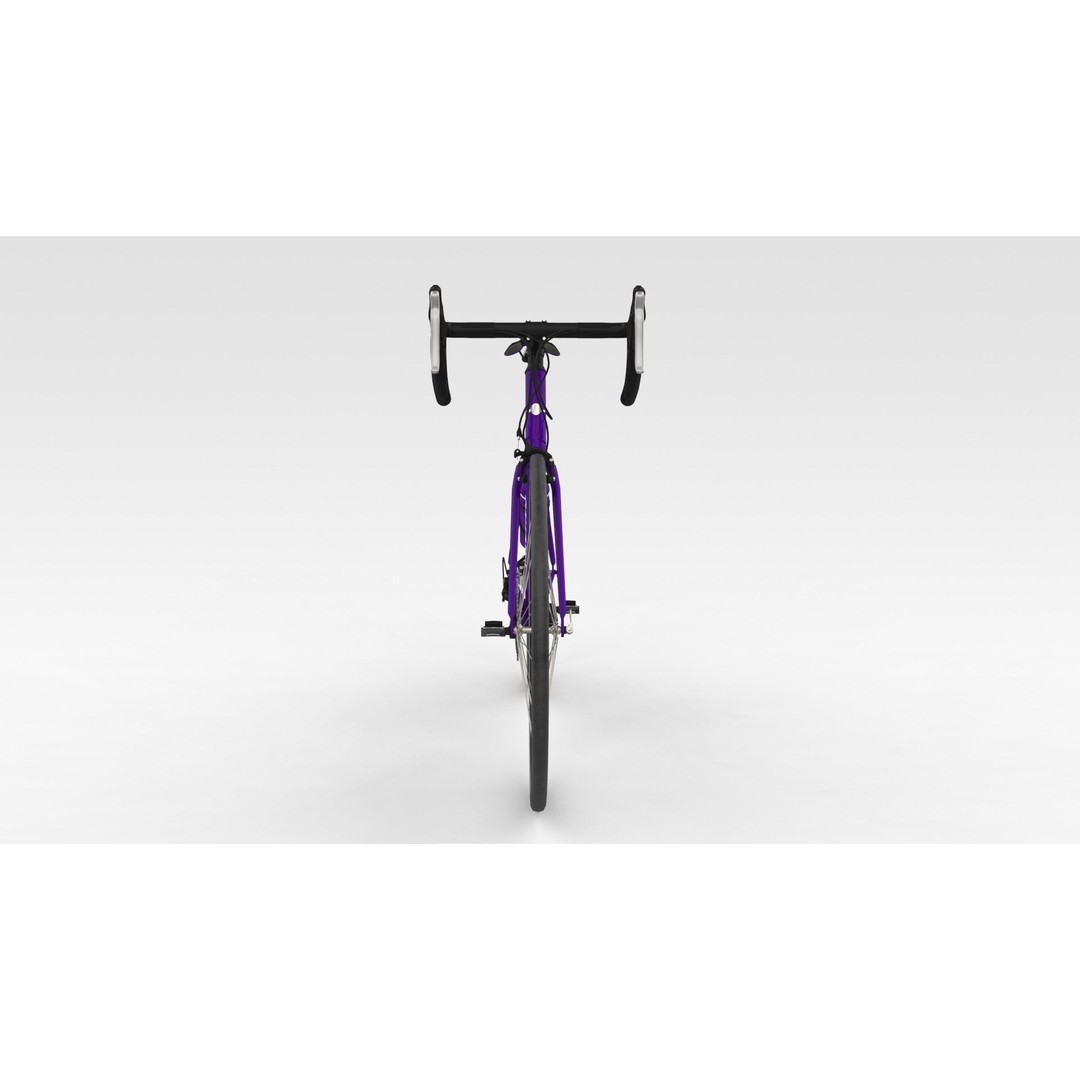 Racing Bicycle 3D Model – High-Quality Game Asset, FBX, PBR - View 8