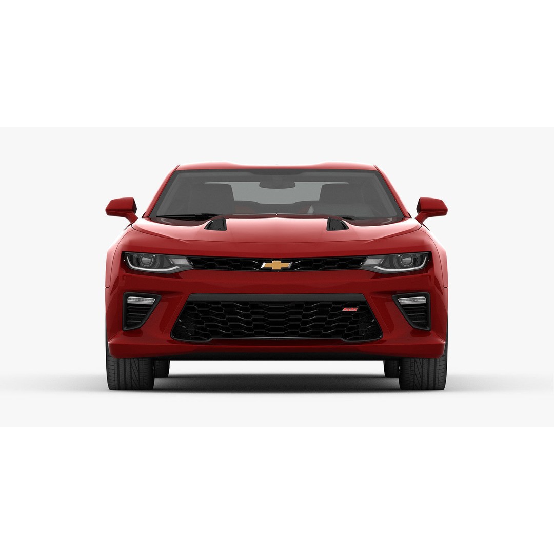 Chevrolet Camaro SS 2016 3D Model – High Poly Muscle Car, FBX, OBJ - View 11