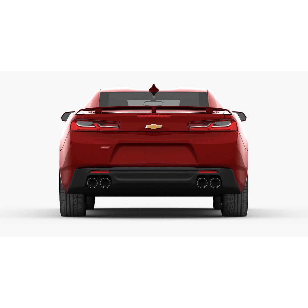 Chevrolet Camaro SS 2016 3D Model – High Poly Muscle Car, FBX, OBJ - View 12