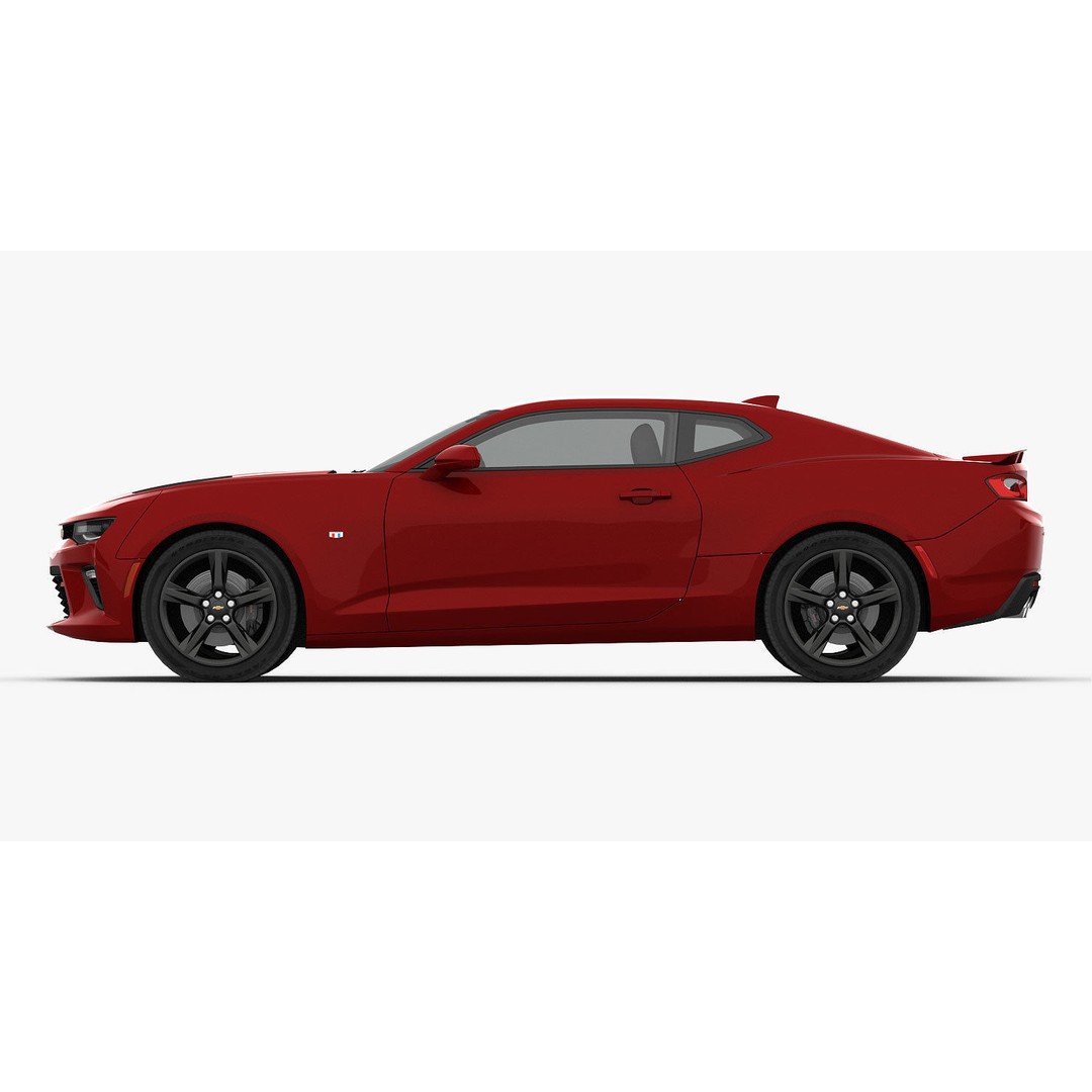 Chevrolet Camaro SS 2016 3D Model – High Poly Muscle Car, FBX, OBJ - View 13