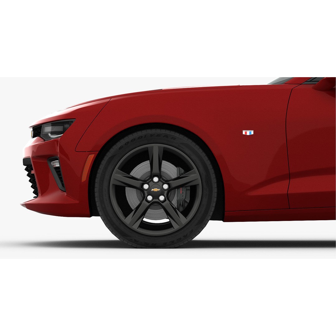 Chevrolet Camaro SS 2016 3D Model – High Poly Muscle Car, FBX, OBJ - View 14
